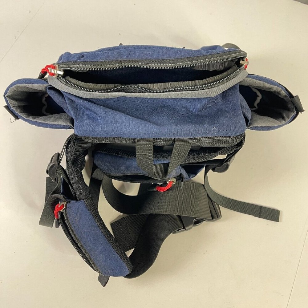 Ultimate Torsopacs Trekker Vtg Rugged Hiking Waist Pack USA Padded Dual Bottle - Picture 7 of 11